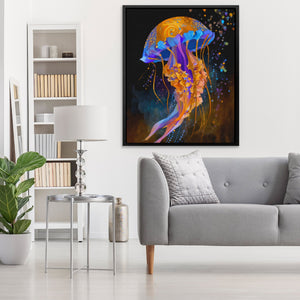 Jellyfish Cerulean Luminescence — Jellyfish Cerulean Luminescence Window Light V2 306