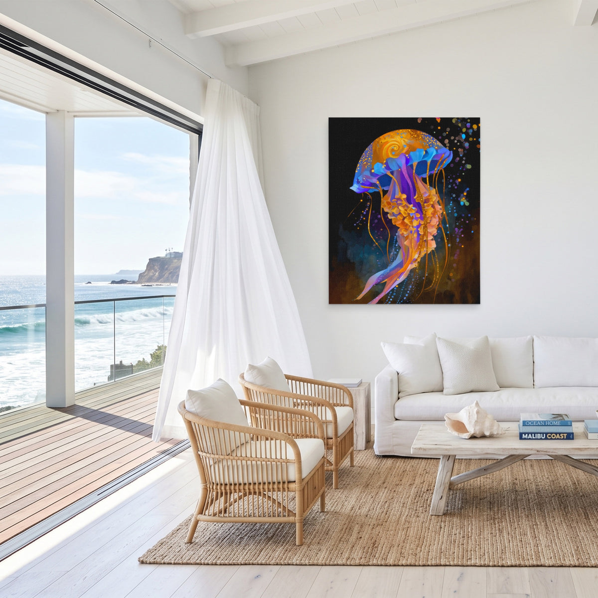 Jellyfish Cerulean Luminescence — Jellyfish Cerulean Luminescence Malibu Beach Port 86