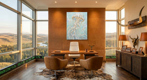 Jellyfish Dreamweave — jellyfish dreamweave office with desk and chairs 1port flush print