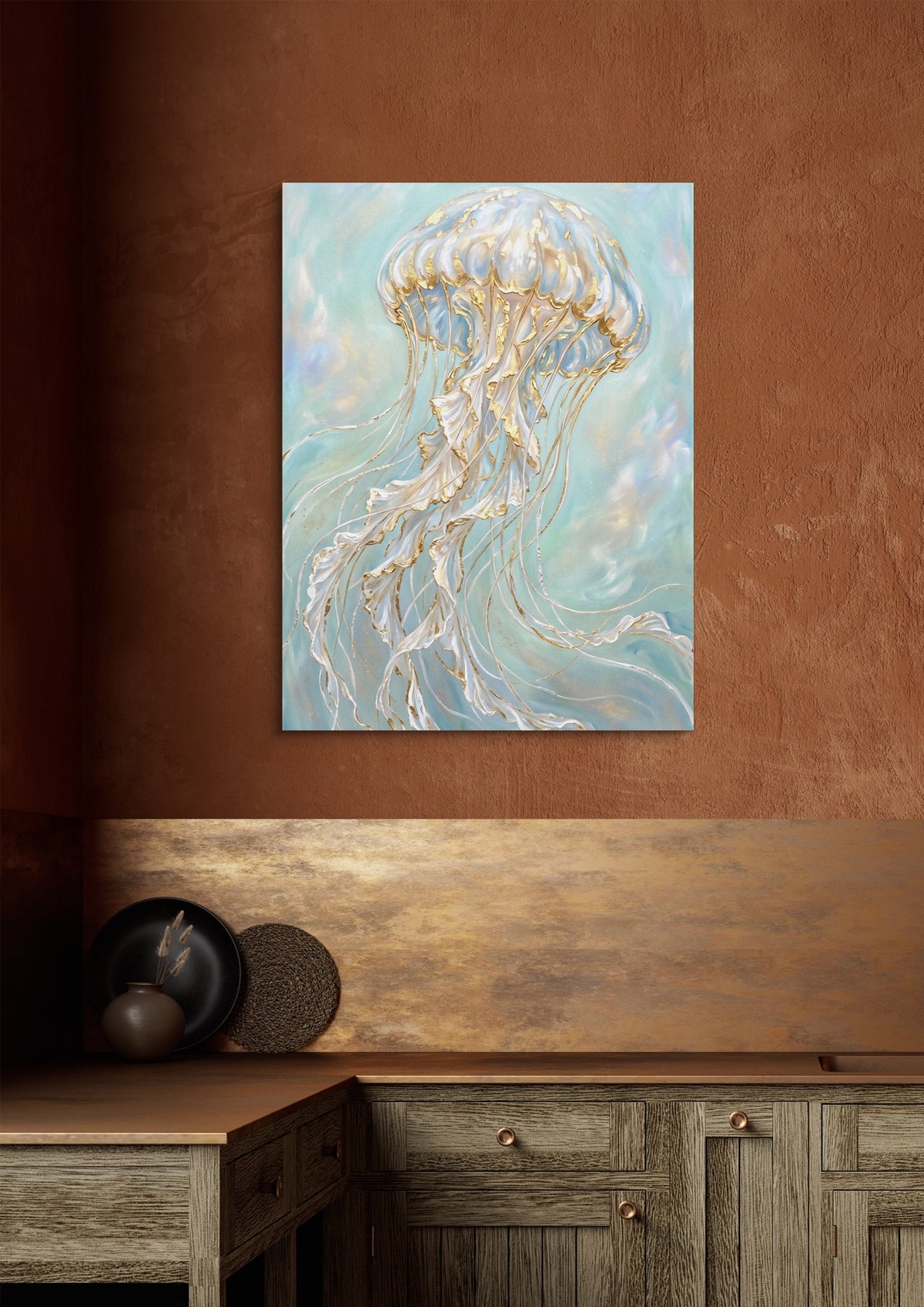 Jellyfish Dreamweave — jellyfish dreamweave sq brown luxe 1port flush print