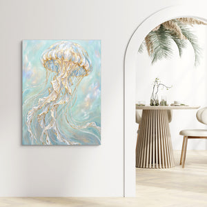 Jellyfish Dreamweave — jellyfish dreamweave sq living room echo 1port flush print