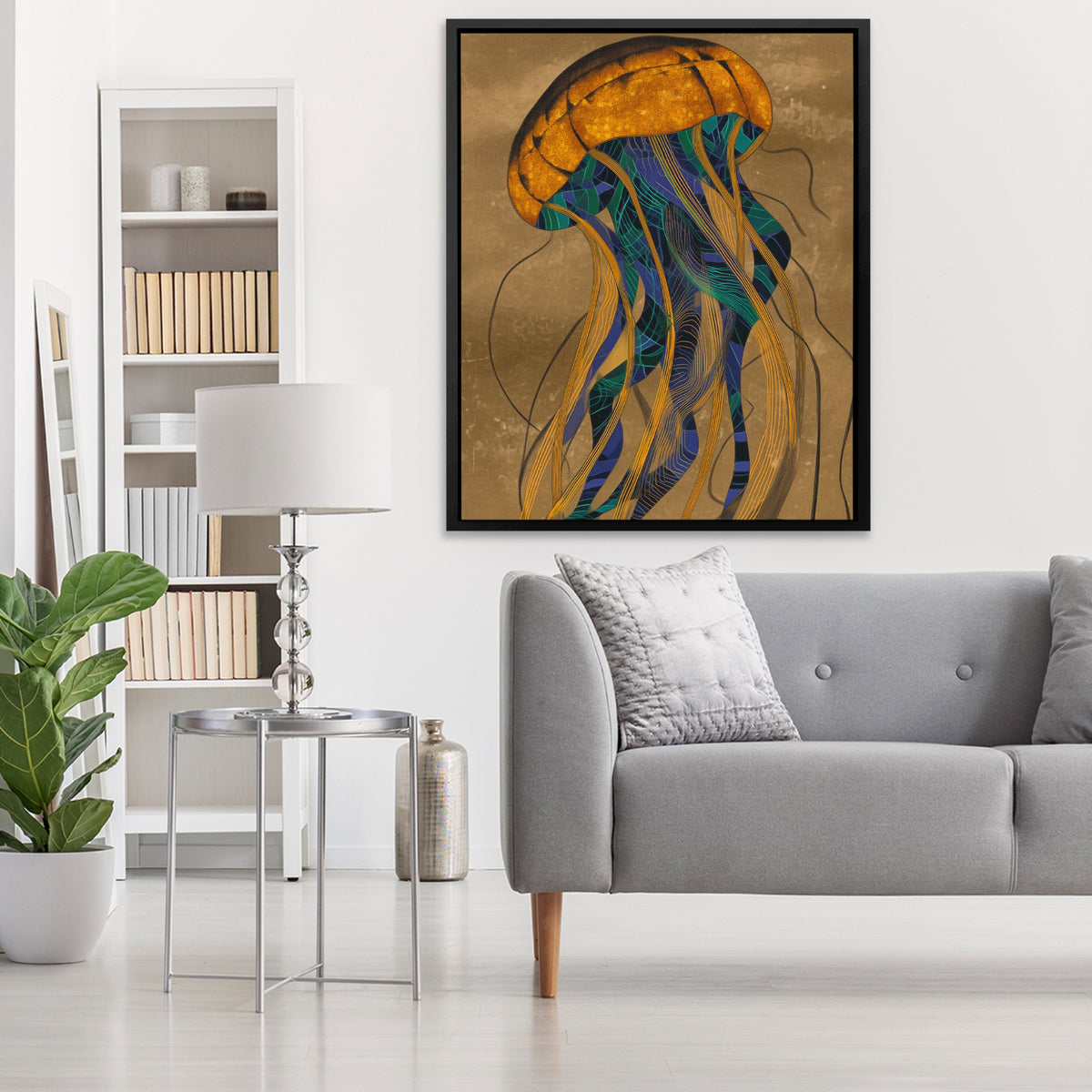 Jellyfish Golden Descent — Jellyfish Golden Descent Window Light V2 307