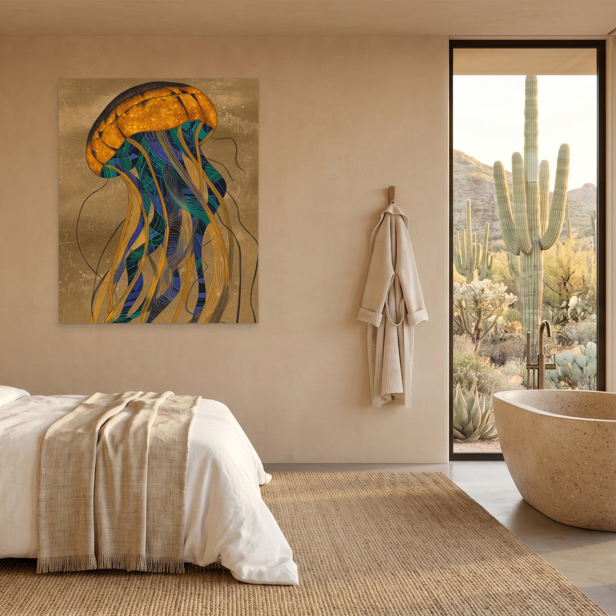 Jellyfish Golden Descent — Jellyfish Golden Descent Desert Home Port 21