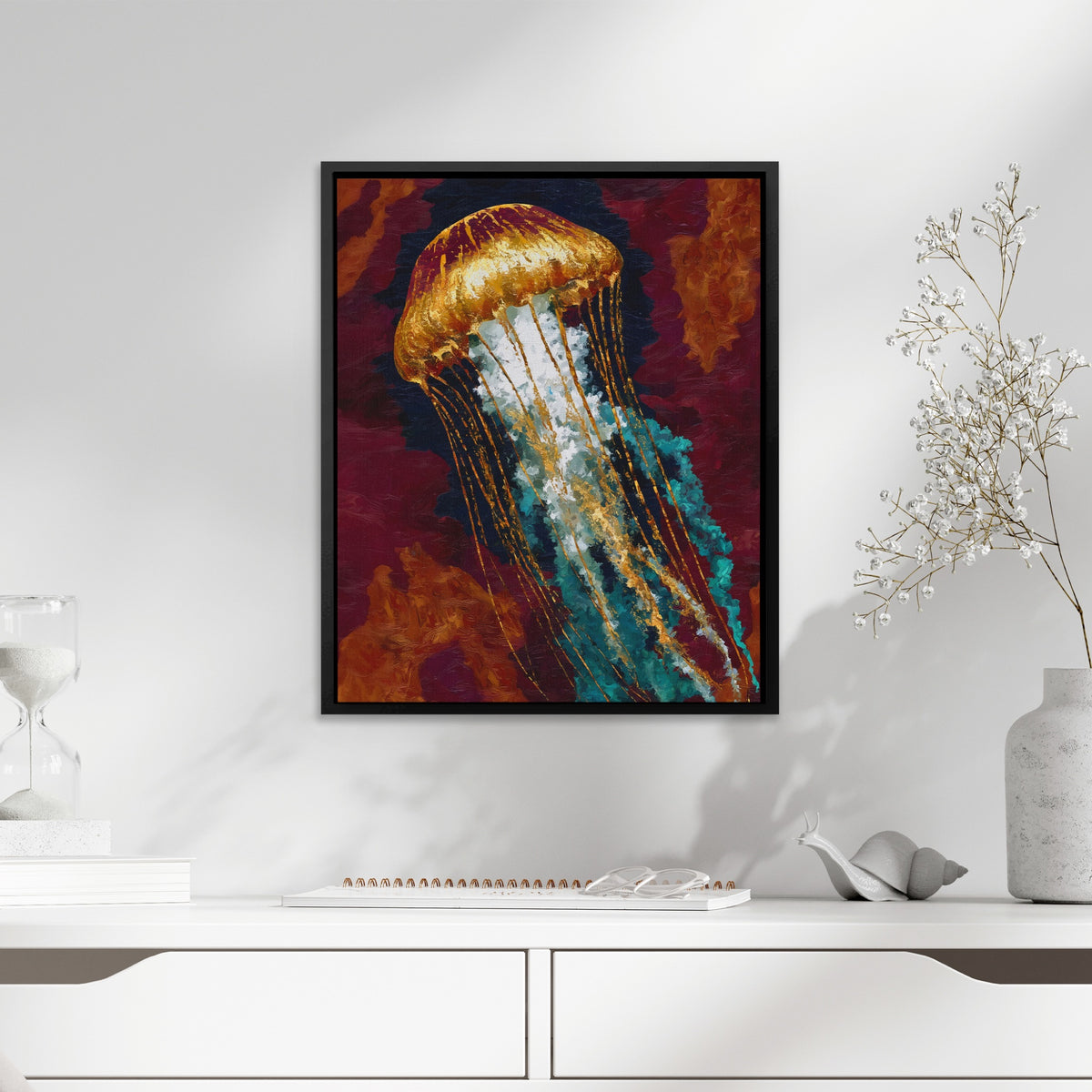 Jellyfish Golden Drift — Jellyfish Golden Drift White Snail Table 286
