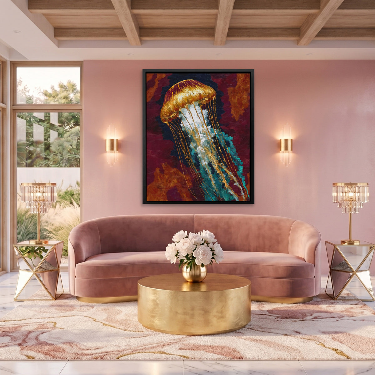 Jellyfish Golden Drift — Jellyfish Golden Drift Pink Pleasure Port 154
