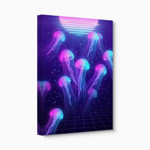 Jellyfish Grid Horizon — jellyfish grid horizon angled flush print