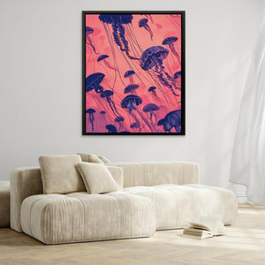 Jellyfish School - Luxury Wall Art