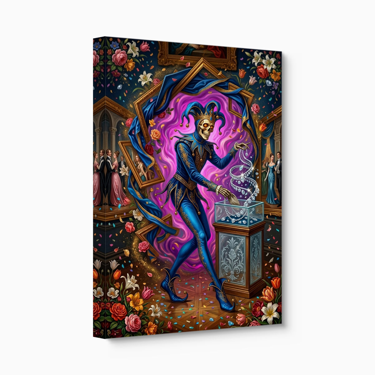Jester's Diamond Hoard — jester's diamond hoard angled flush print
