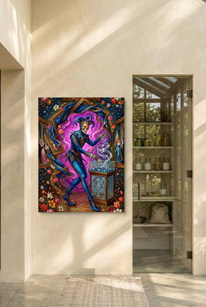 Jester's Diamond Hoard — jester's diamond hoard p interior room with doorway 1port flush print