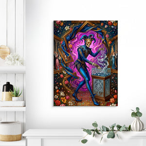 Jester's Diamond Hoard — jester's diamond hoard sq land living room lux 1port flush print