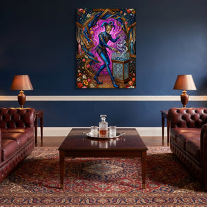 Jester's Diamond Hoard — jester's diamond hoard sq lounge wall 1port flush print