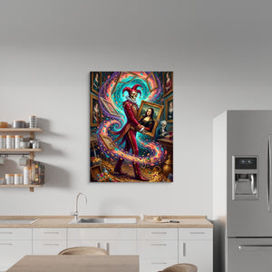 Jester's Mona Lisa — jester's mona lisa sq kitchen wall 1port flush print