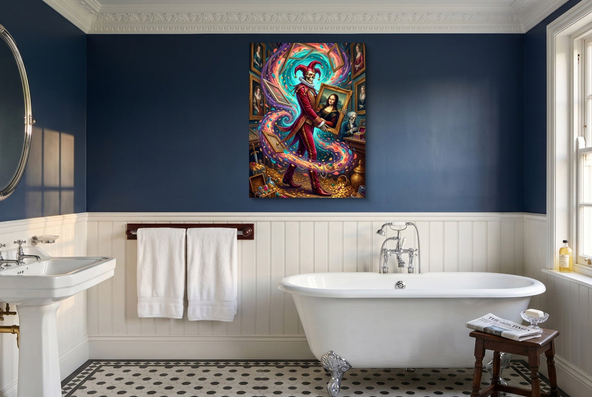 Jester's Mona Lisa - Luxury Wall Art