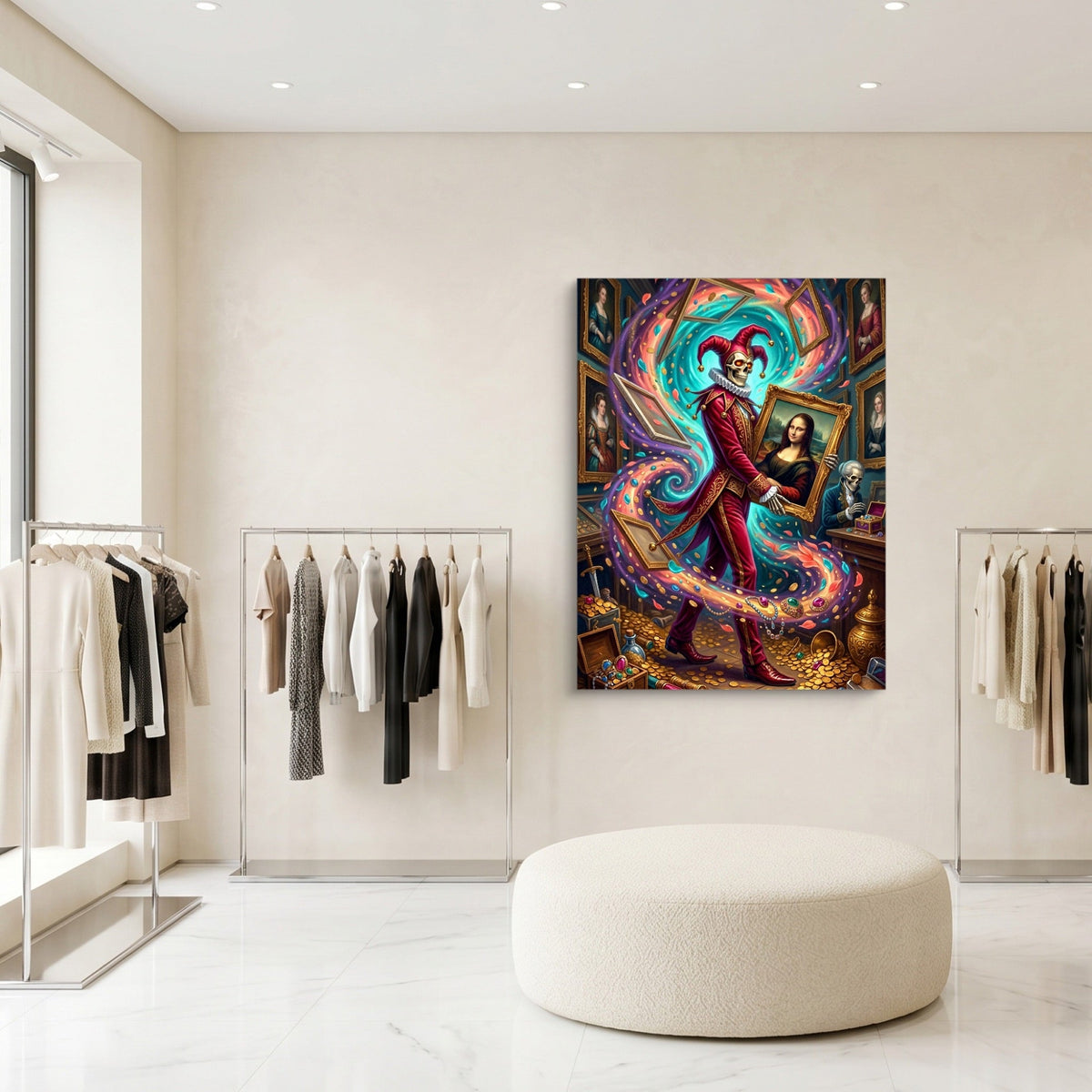 Jester's Mona Lisa - Luxury Wall Art
