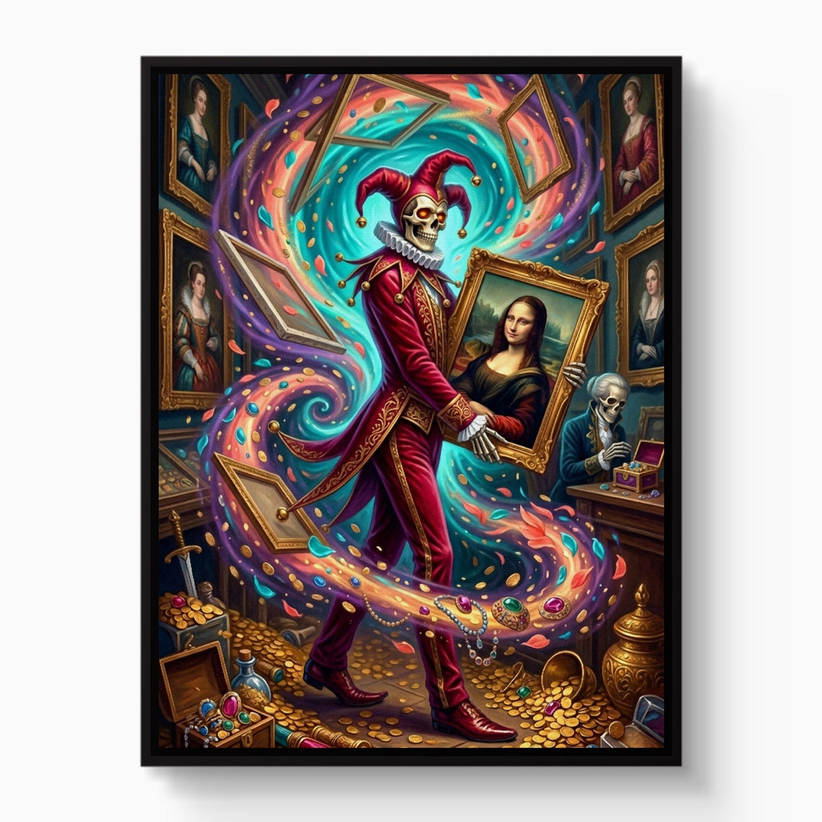 Jester's Mona Lisa - Luxury Wall Art