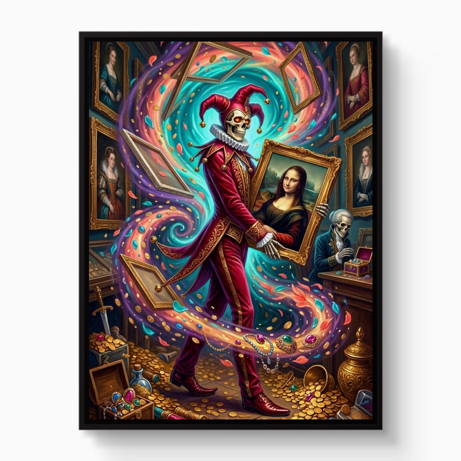 Jester's Mona Lisa - Luxury Wall Art