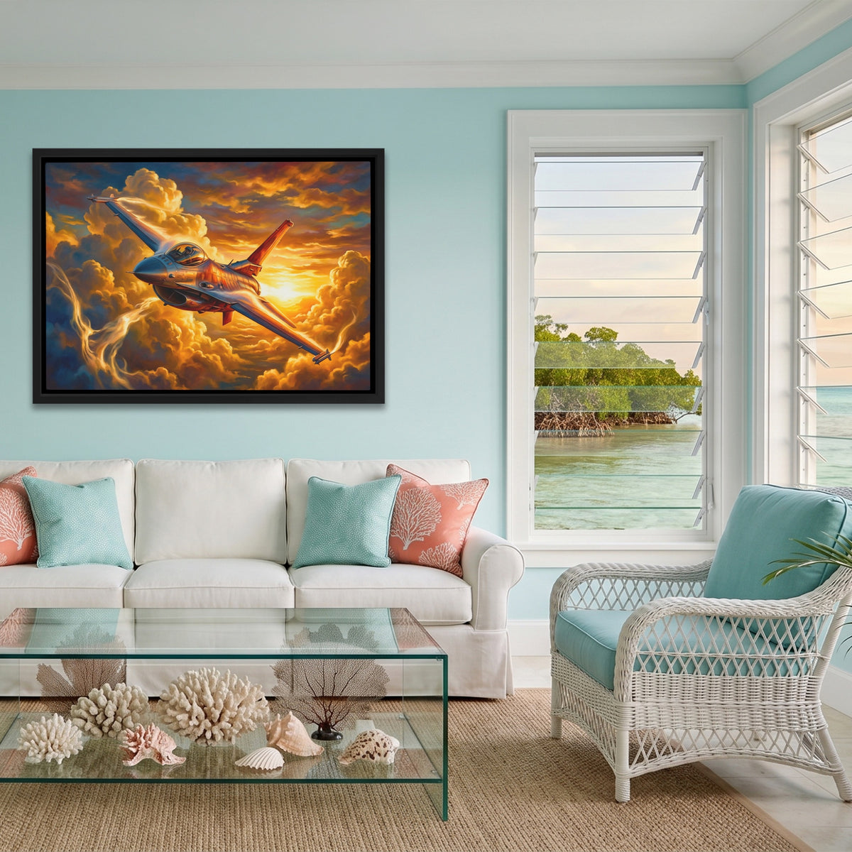 Jet Sunset Glory — Jet Sunset Glory Coastal Calm Land 130