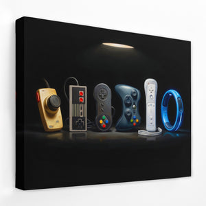 Joystick History Progression — Joystick History Progression Landscape   Side View   Mirror Wrap 184