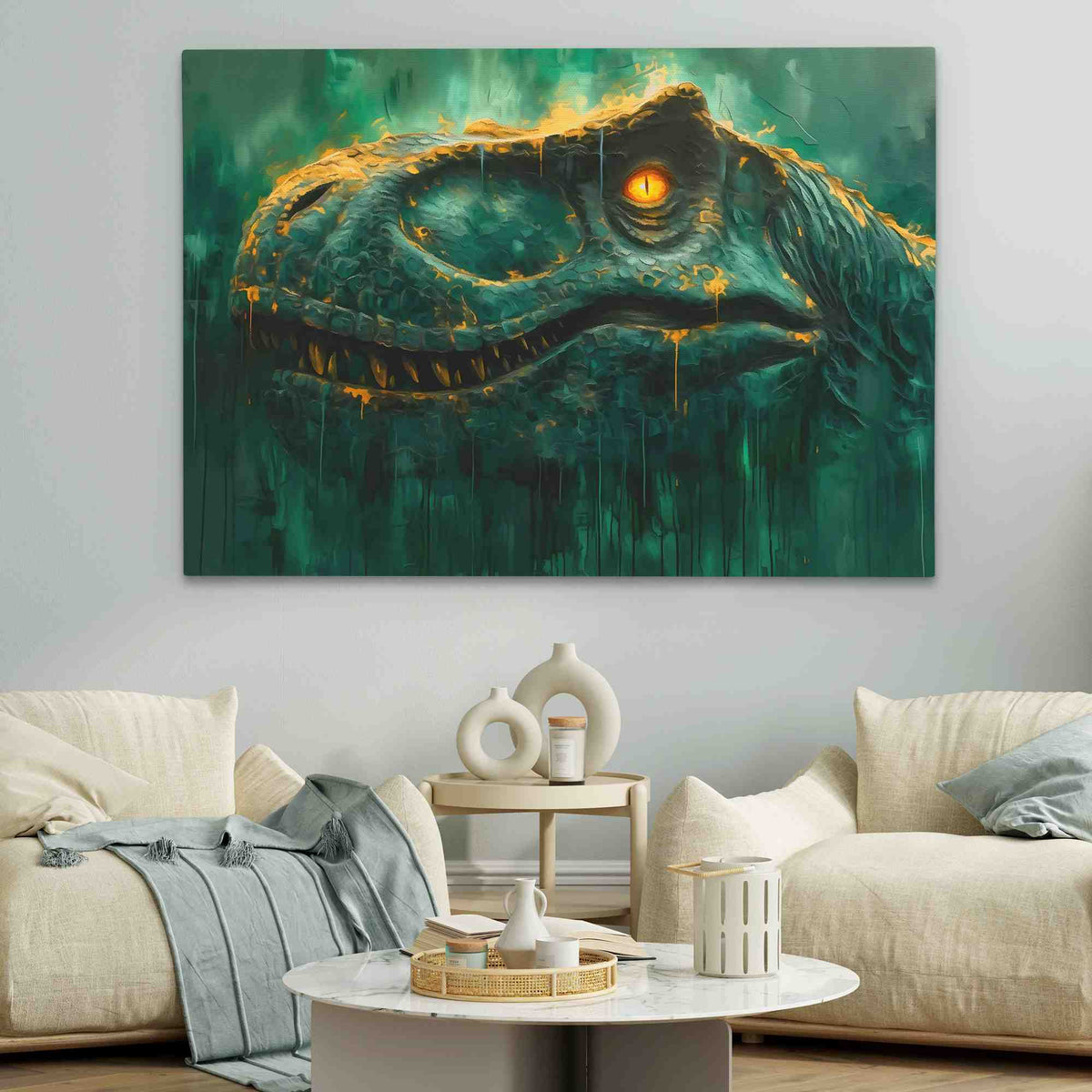 Jurassic Royalty - Luxury Wall Art