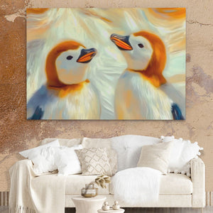 Juvenile Penguins - Luxury Wall Art