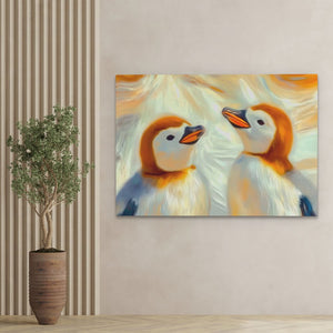 Juvenile Penguins - Luxury Wall Art