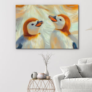 Juvenile Penguins - Luxury Wall Art