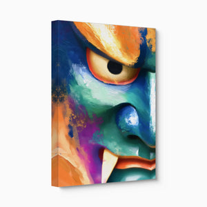 Kabuki Demon Graphic — kabuki demon graphic angled flush print