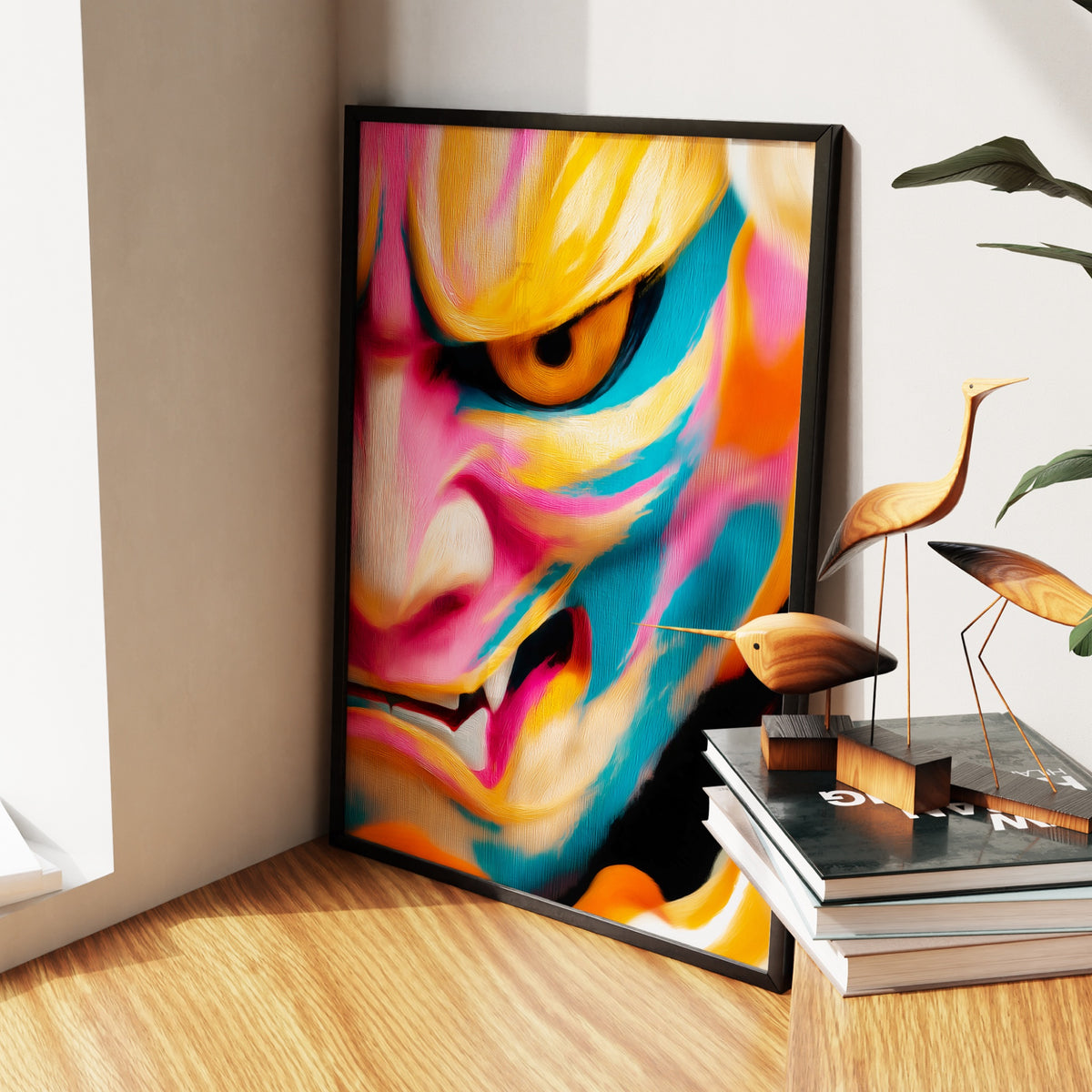 Kabuki Demon King — Kabuki Demon King New   Living Room Wall Apartment Zoom 97