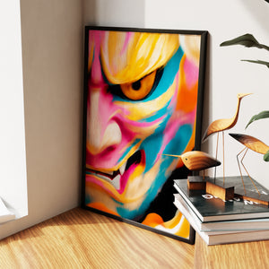 Kabuki Demon King — Kabuki Demon King New   Living Room Wall Apartment Zoom 97