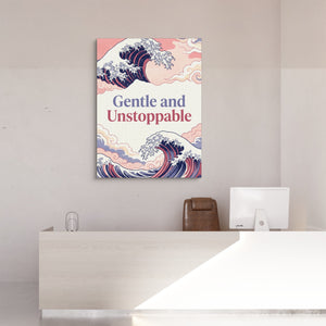 Kanagawa Gentle Wave — kanagawa gentle wave sq reception desk 1port flush print