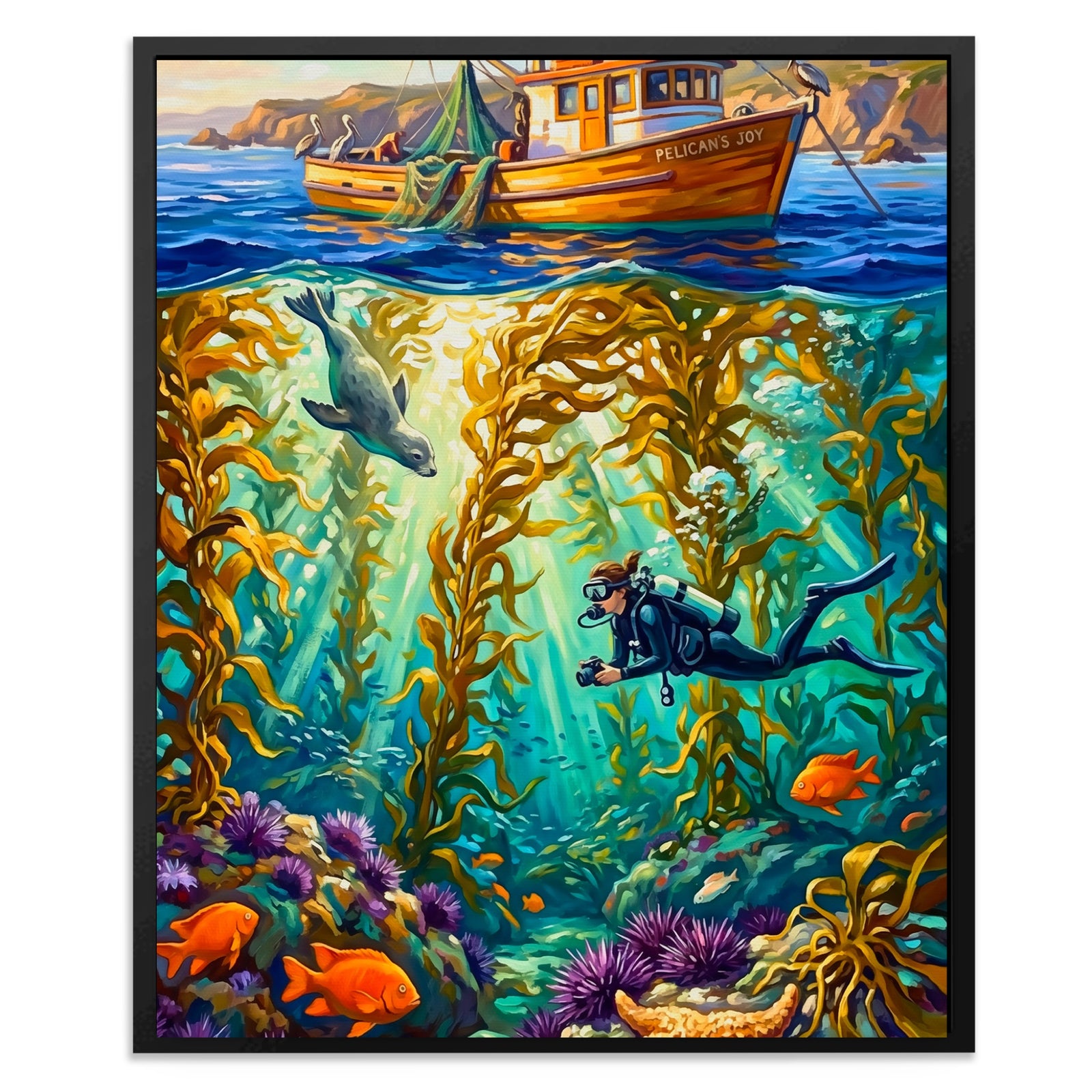 Kelp Forest Diving — Kelp Forest Diving Front Facing Portrait2 49
