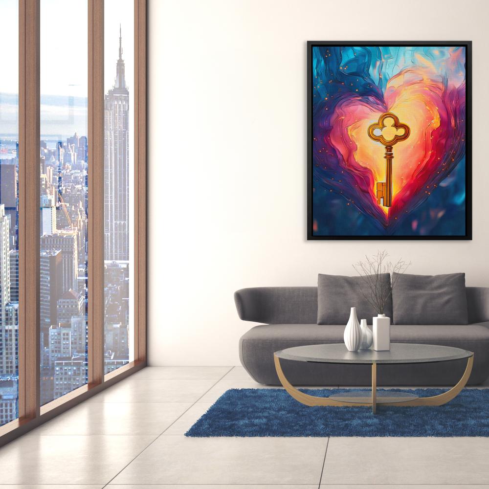 Key to Passion - Luxury Wall Art