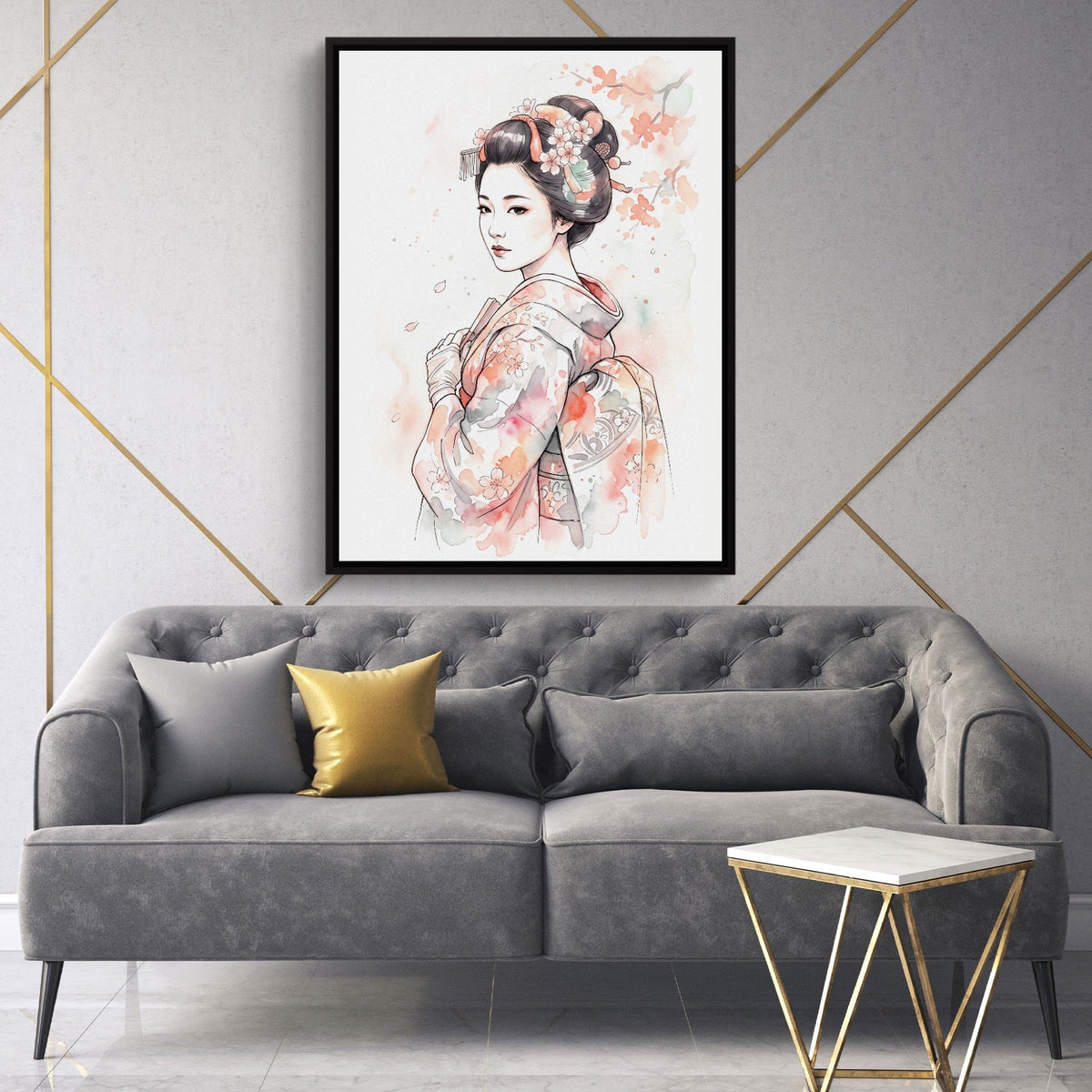 Kimono Bloom - Luxury Wall Art