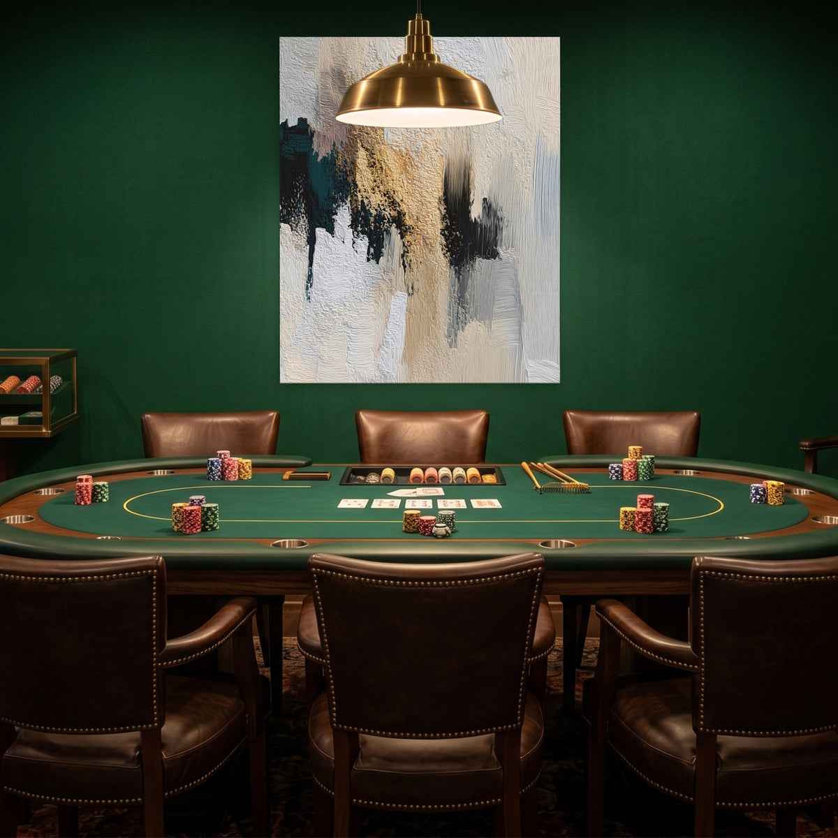 King Geometric Outline — King Geometric Outline Poker Room Green Port 117