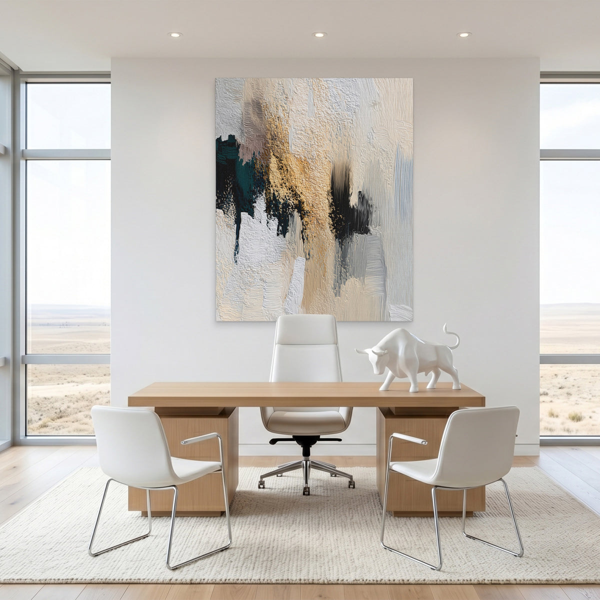 King Geometric Outline — King Geometric Outline White Bull Room Port 189