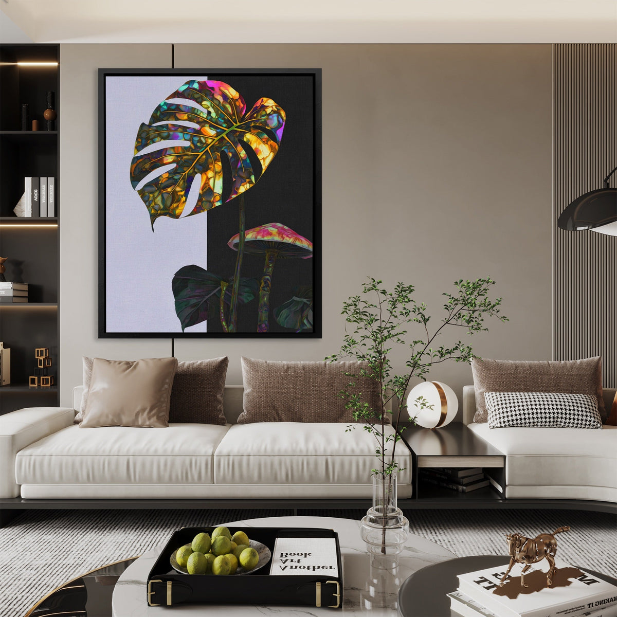 King Golden Ascendant - Luxury Wall Art