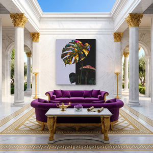 King Golden Ascendant - Luxury Wall Art