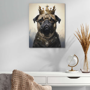 King Pug - Luxury Wall Art