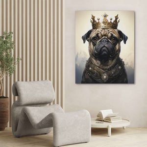 King Pug - Luxury Wall Art