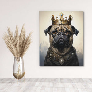 King Pug - Luxury Wall Art