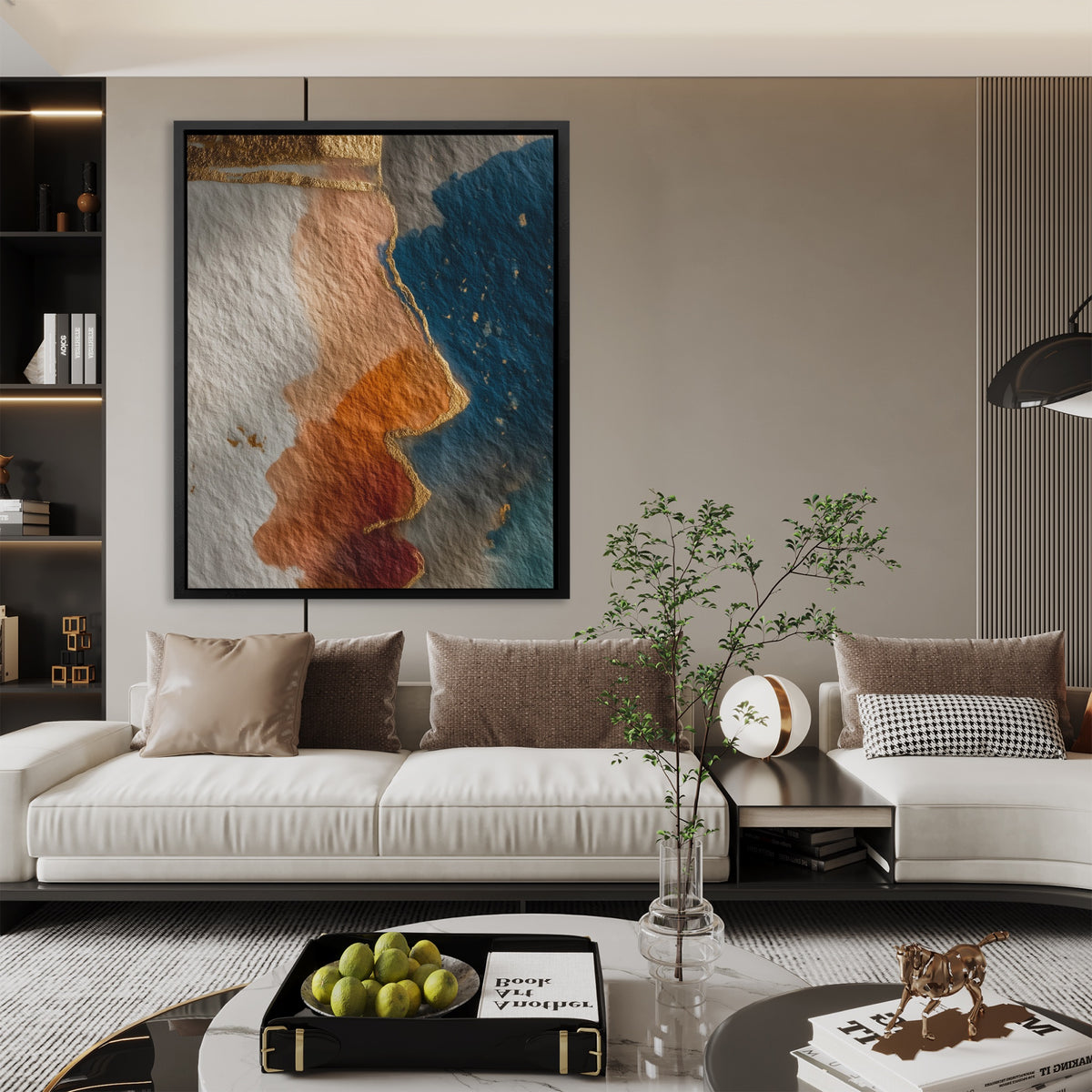 King Terracotta Silhouette — King Terracotta Silhouette Luxury Room Couch 58