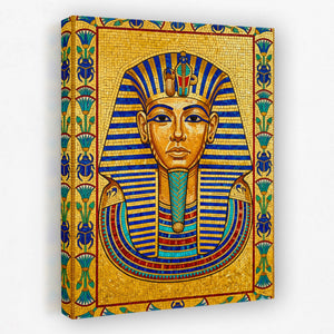 King Tut Mosaic — King Tut Mosaic Portrait   Side View   Mirror 177