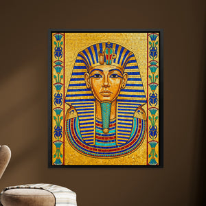 King Tut Mosaic — King Tut Mosaic brown room Zoom 249