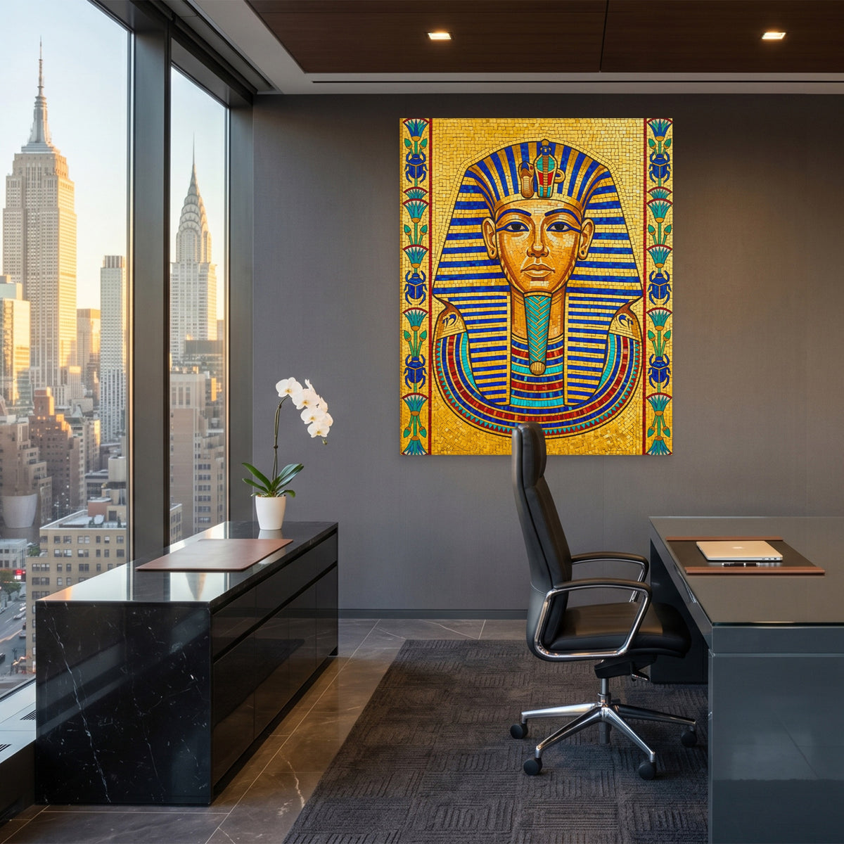King Tut Mosaic — King Tut Mosaic Office View Port 123