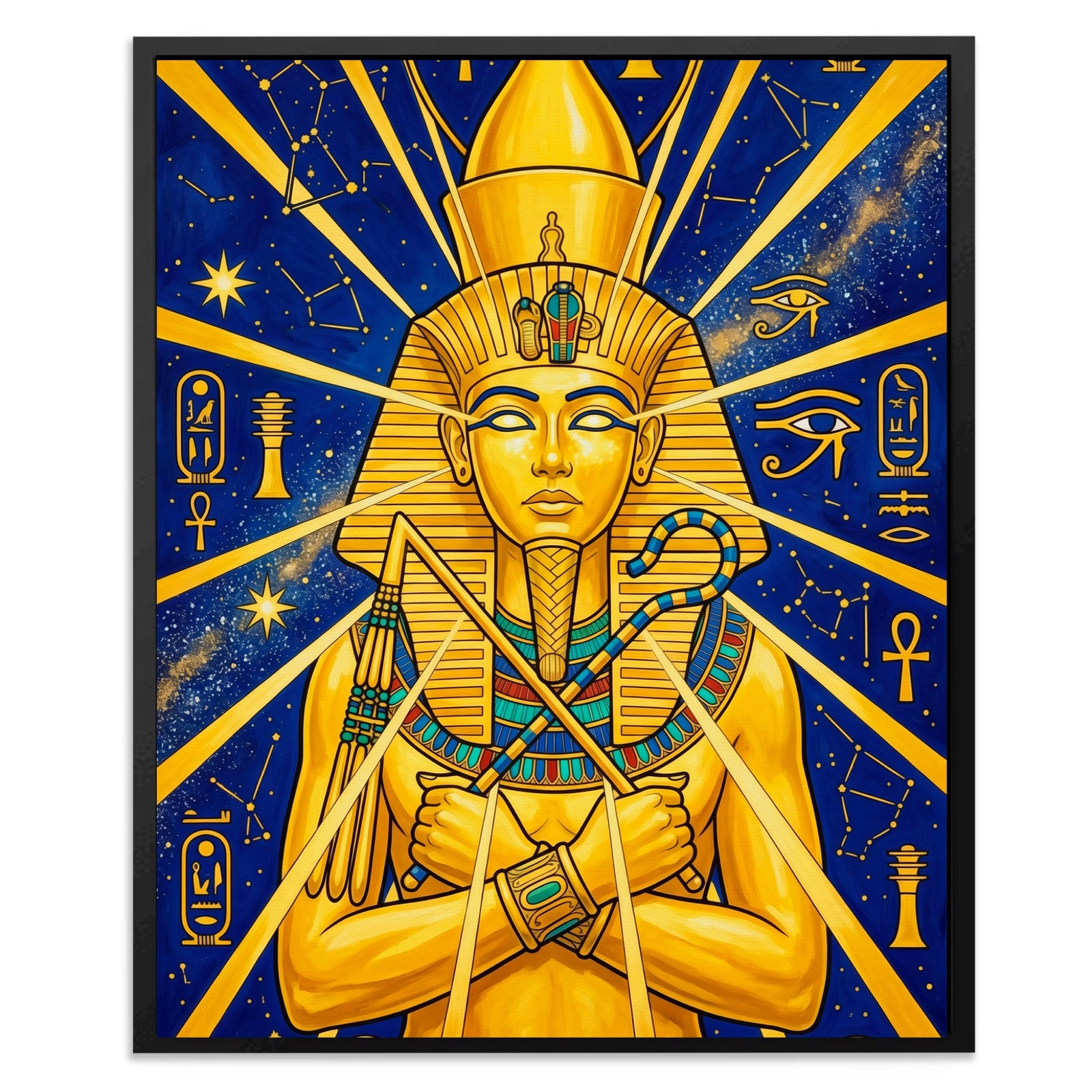 King Tut Spiritual canvas wall art