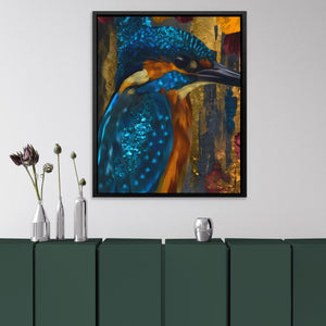 Kingfisher Bronze Vintage - Luxury Wall Art