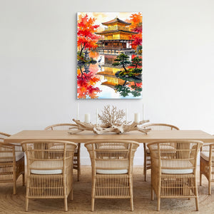 Kinkaku-ji Autumn - Luxury Wall Art