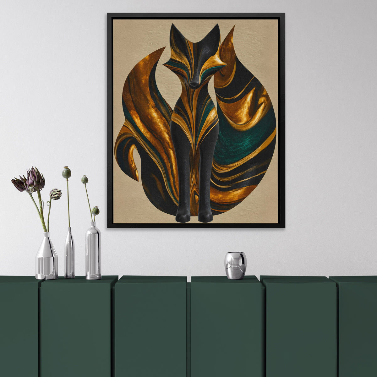 Kitsune Golden Tails — Kitsune Golden Tails Luxury Interior V3 Green 75