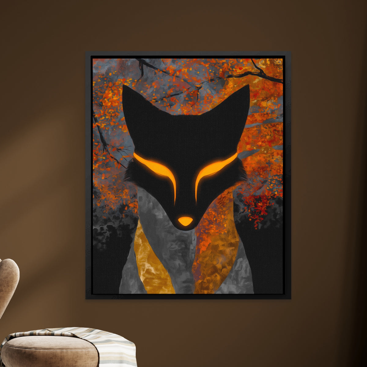 Kitsune Nocturnal Fire — Kitsune Nocturnal Fire brown room Zoom 292