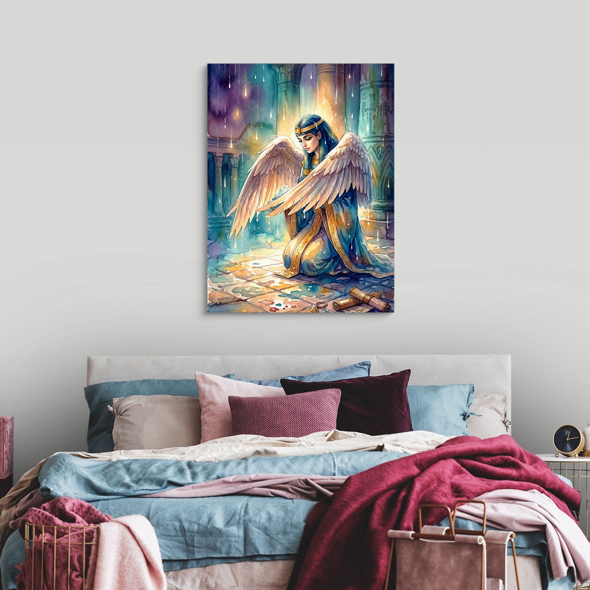 Kneeling Temple Oracle - Luxury Wall Art